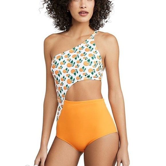 Flagpole Swim Ali One-Piece orange blossom‎ tang XL NWT - Picture 3 of 10